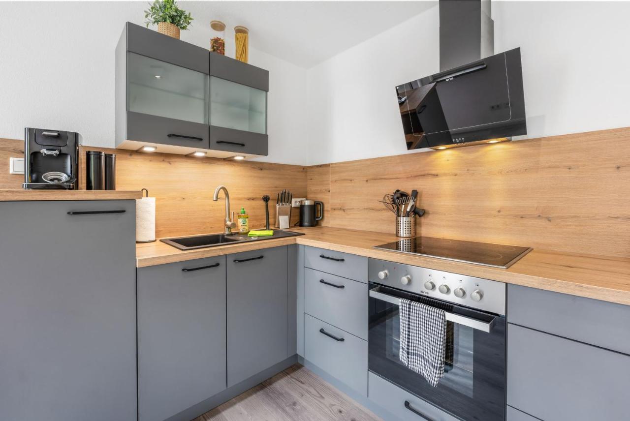 Cityoase Im Zentrum Mit 24-7 Self Check-In, Wlan & Smart Tv Kiel Exteriör bild