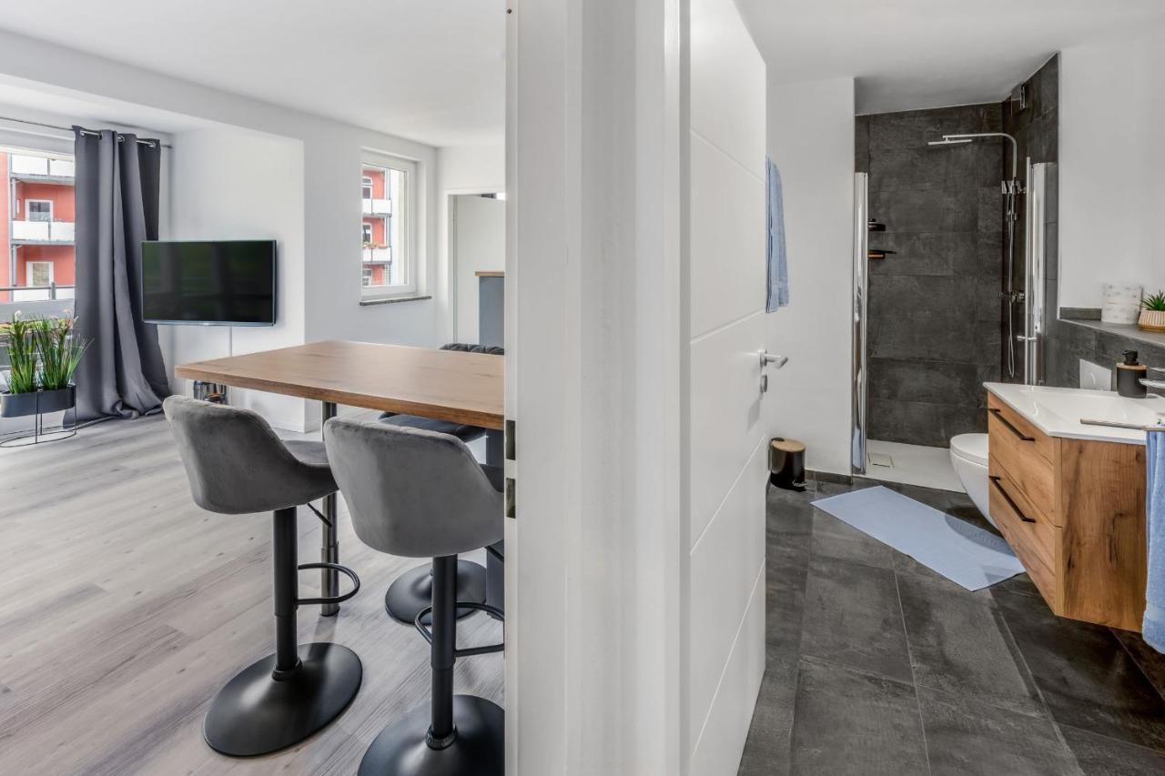 Cityoase Im Zentrum Mit 24-7 Self Check-In, Wlan & Smart Tv Kiel Exteriör bild